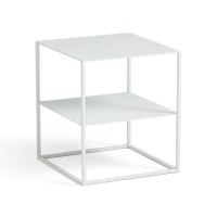 Тумба Из металла с 2 полками Janik единый размер белый LA REDOUTE INTERIEURS  фото, kupilegko.ru